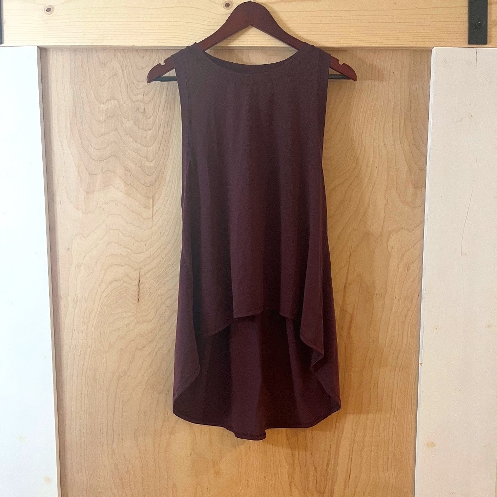 Burgondy Athleta Tank Top